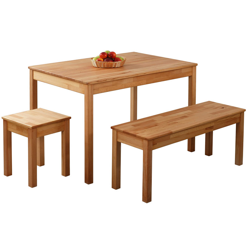 Solid Wood Bench, Beech