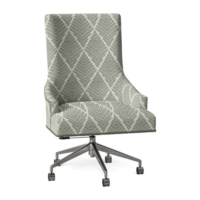 Chaise de travail Ashton, Perigold Emmeline Moss, Nails, Nickel
