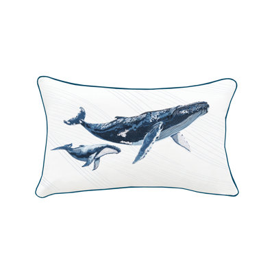 Humpback Whale Lumbar Pillow