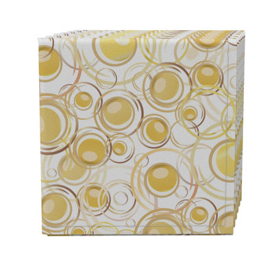 Square Geometric Cotton Twill Tablecloth