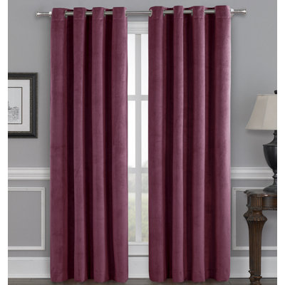Caffee Blackout Velvet Curtain Panel