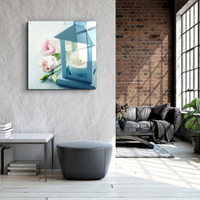 Superbe peinture décorative en verre trempé de 31,5 po x 31,5 po | 100% verre trempé, épaisseur: 0,16 pouce | Imprimé UV pour des couleurs éclatantes et une durabilité | Décoration murale parfaite pour le salon, la chambre à coucher ou le bureau, design élégant et moderne