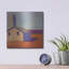 Art mural en métal de luxe «Bucolique Structure 6» par Carol Young, 12 po x 12 po-114969525