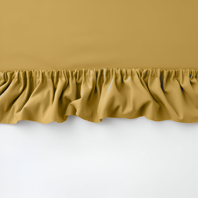 Super Soft Microfiber Deep Pocket Fitted Sheet, Ochre, Single (3')