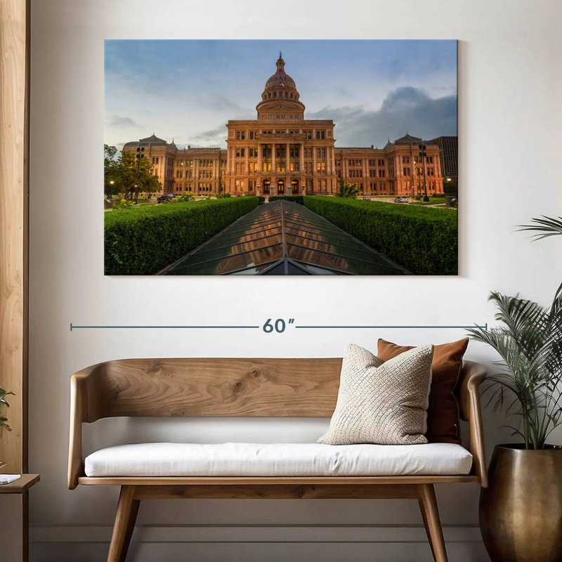 Kavia Austin, Texas Capitol, H 34 po x l 51 po