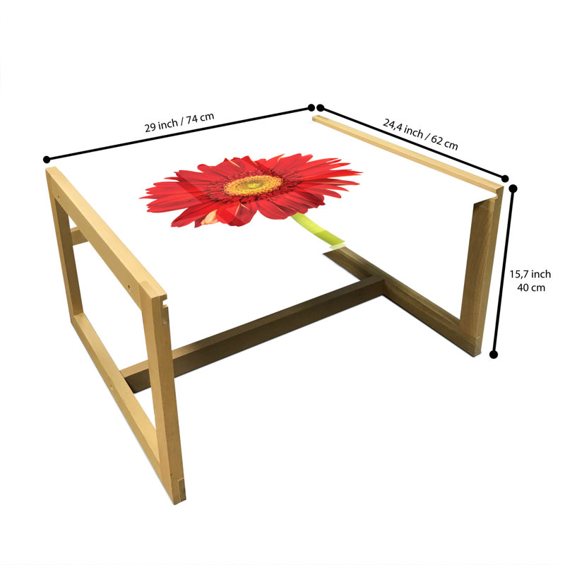 Jacob-Charles Sled Coffee Table, 62cm H x 74cm W x 40cm D