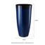 Ensemble de 2 pots à fleurs surdimensionnés en faux cobalt 30 po-123175659-123175658