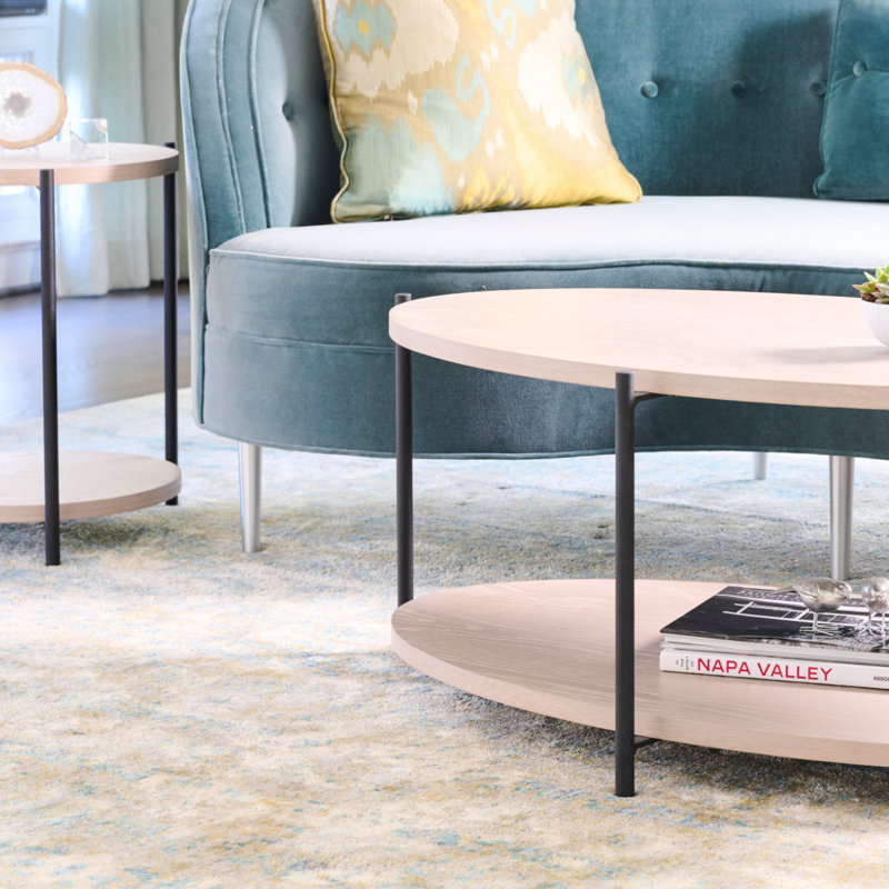 End Table, Natural Oak