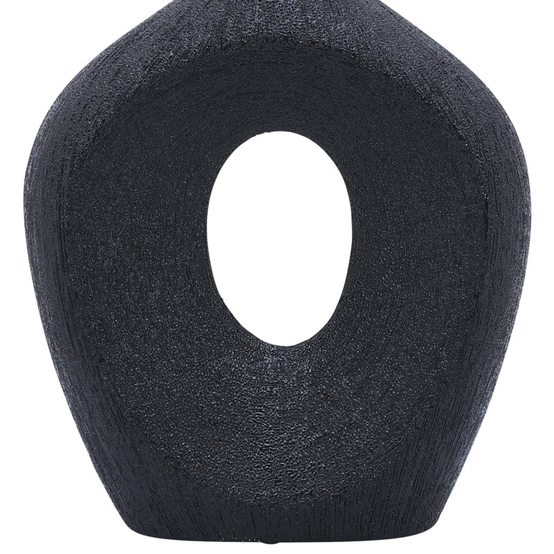 Modern Stoneware Ceramic Vase - Decorative Textured Accent with Sleek Design, Elegant Home Decor Statement for Contemporary Interiors