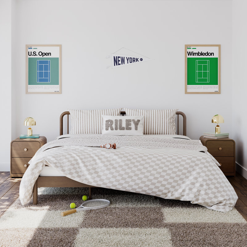 Porto Queen Bed, Hazelnut, Queen