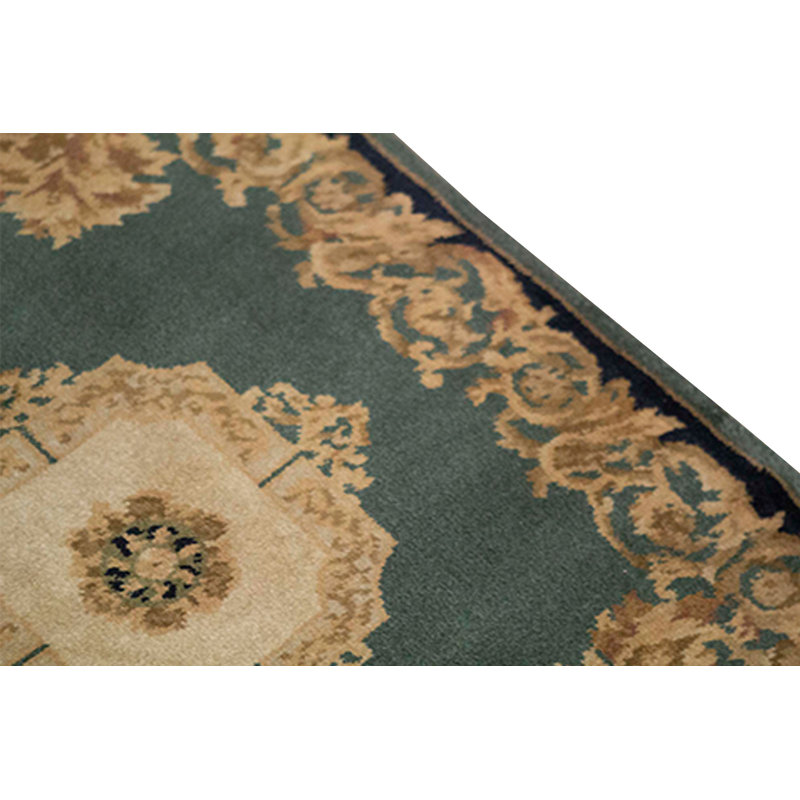 Hand-Knotted High-Quality Blue Area Rug