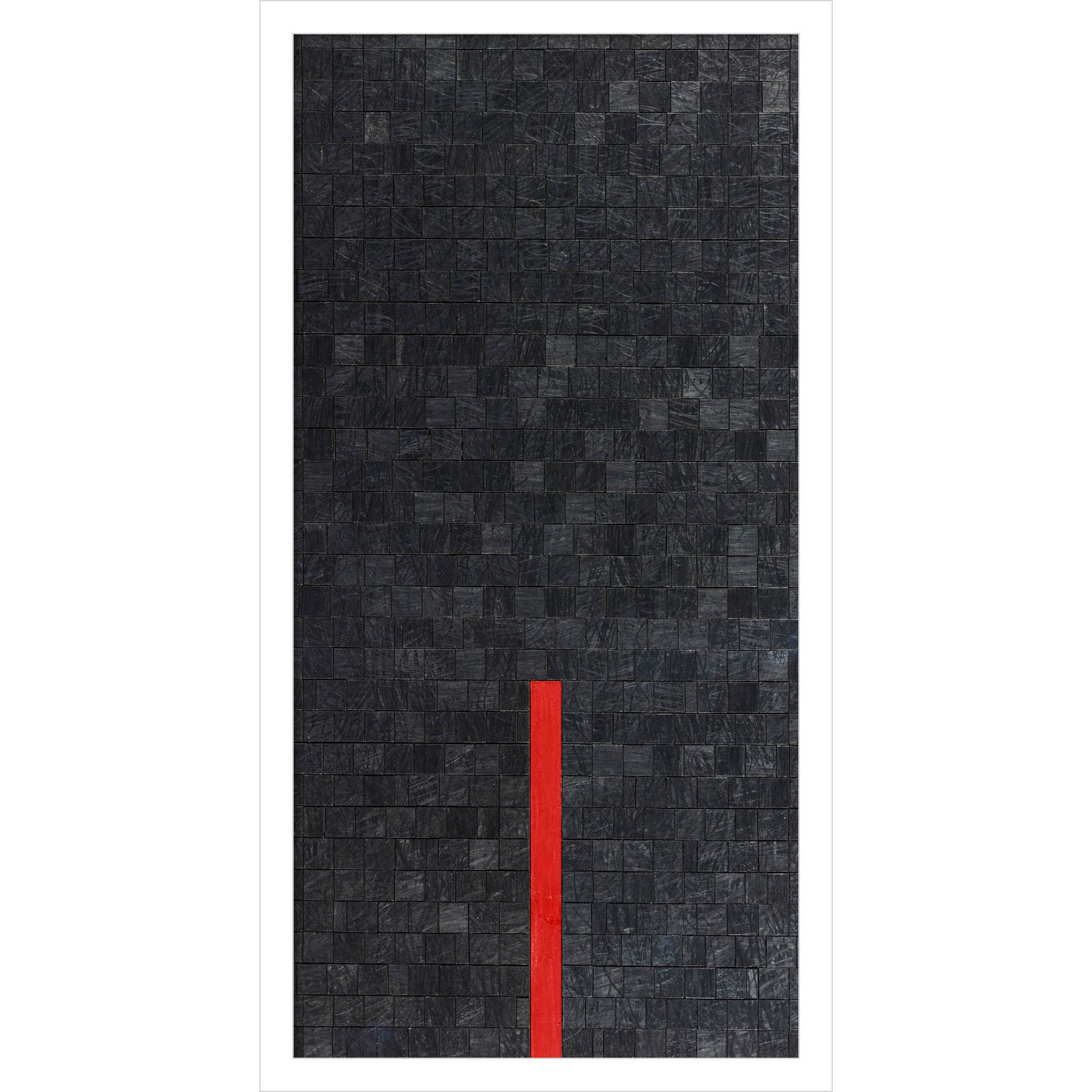 Close by Alex Dunn, 25" H x 13" W, White