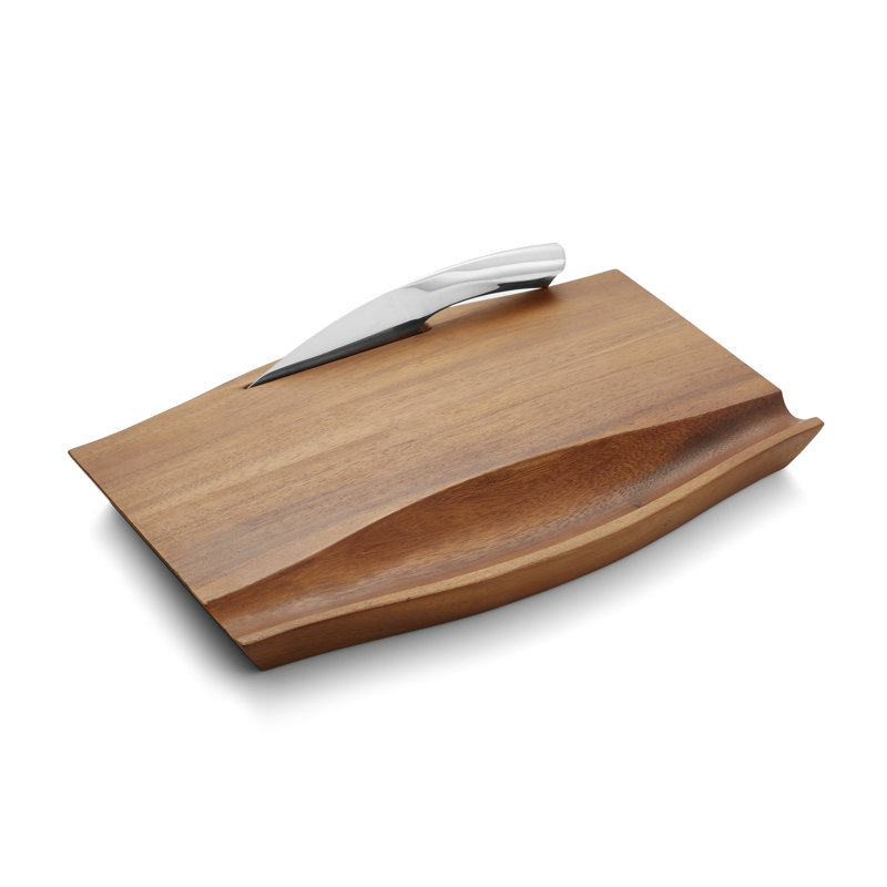 Nambé Drift Wood Cheese Board