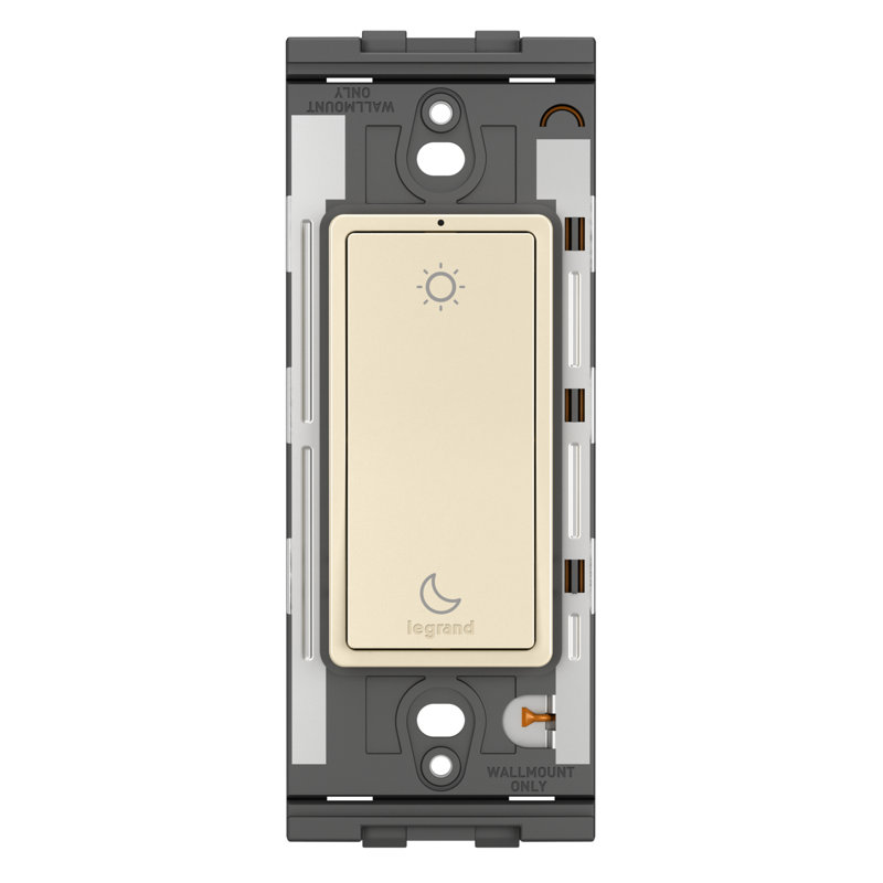 radiant® Sleep/Wake Wireless Smart Switch with Netatmo, Light Almond