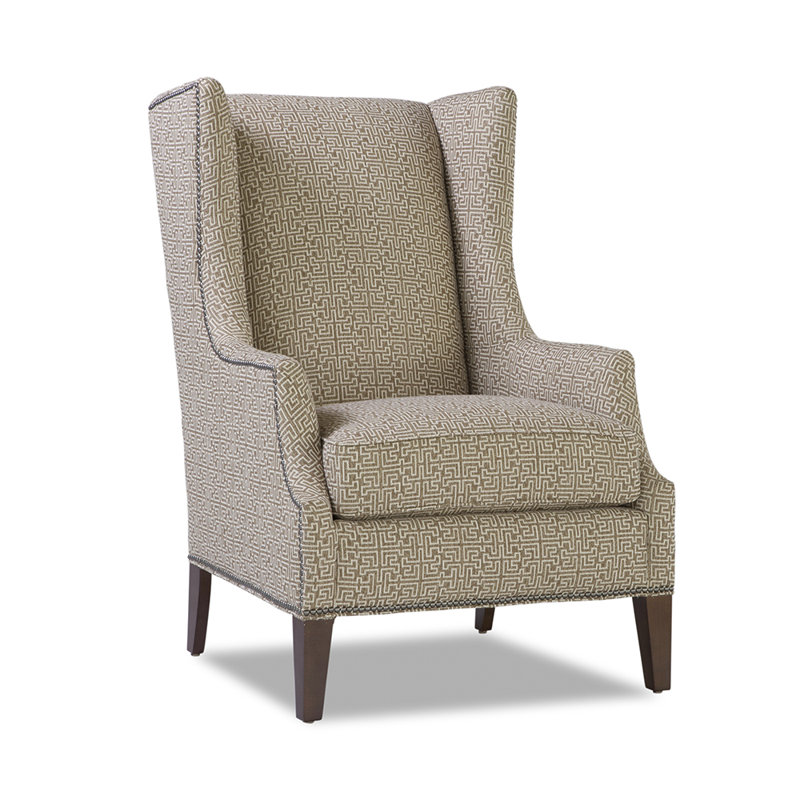 Crofton Wingback Chair, Dymond Dust