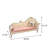 82.68"French solid wood upholstered queen-sized chair