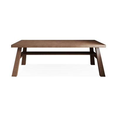 Bureaux rectangulaires en bois massif brun clair