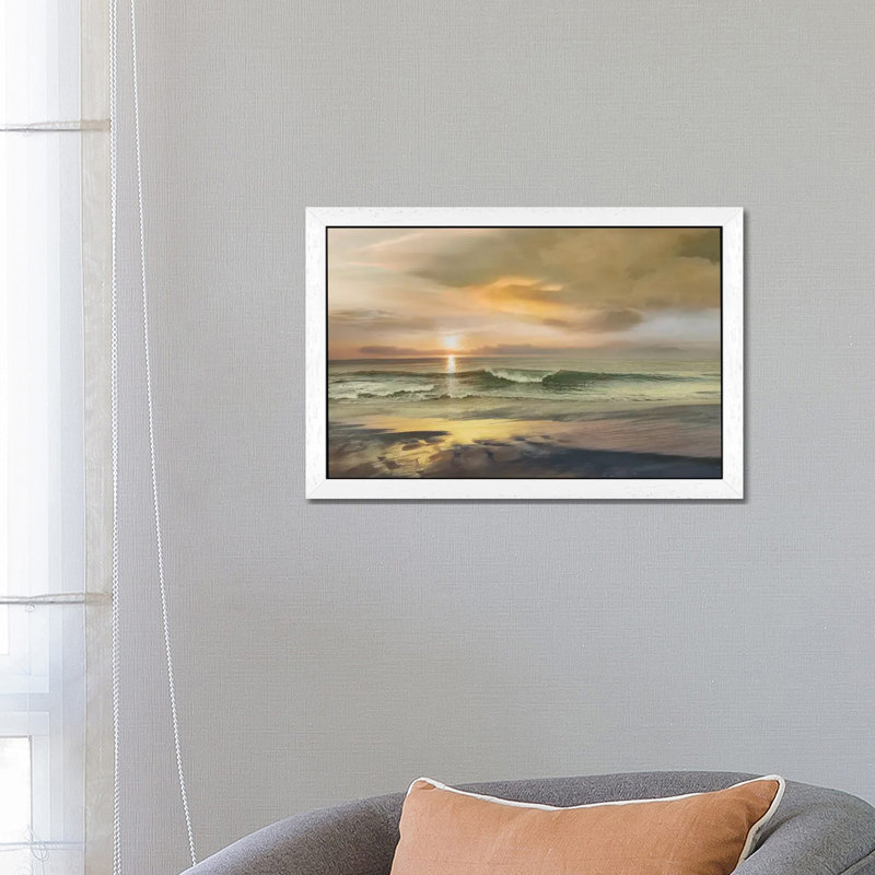 Monterey by Mike Calascibetta - Floater Frame Print on Canvas, 66.04 cm H x 45.72 cm W, White