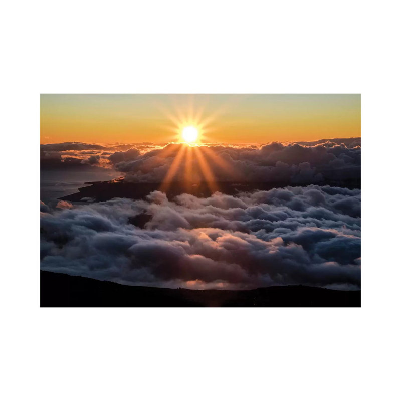 Haleakala Sunset by Lucas Moore - Wrapped Canvas Print, 101.6 cm H x 66.04 cm W x 3.175 cm D