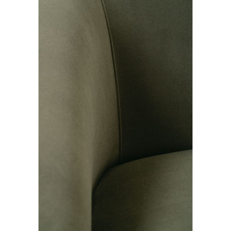 Bernie Swivel Armchair, Moss Polyester