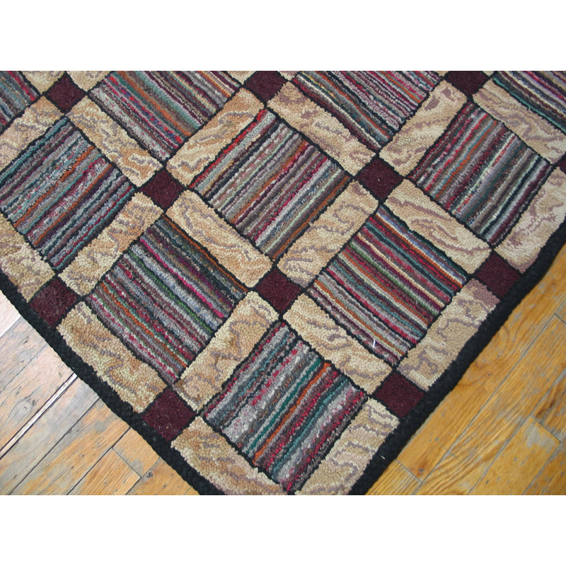 Wool Geometric Area Rug
