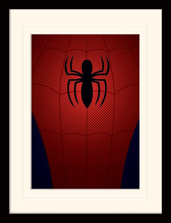 Spider-Man Torso - Ultimate Spider-Man Framed Graphic Art Print