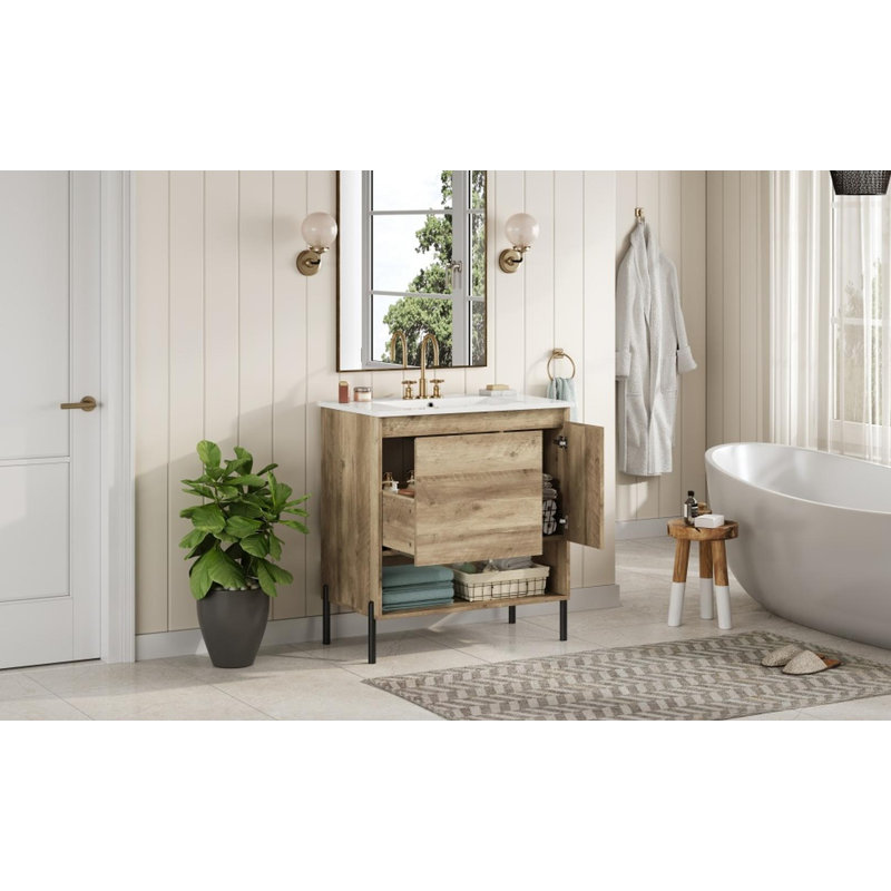 Meuble-lavabo moderne 30 po