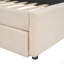 Lit plateforme tapissier avec gigogne Tedsons-657750486