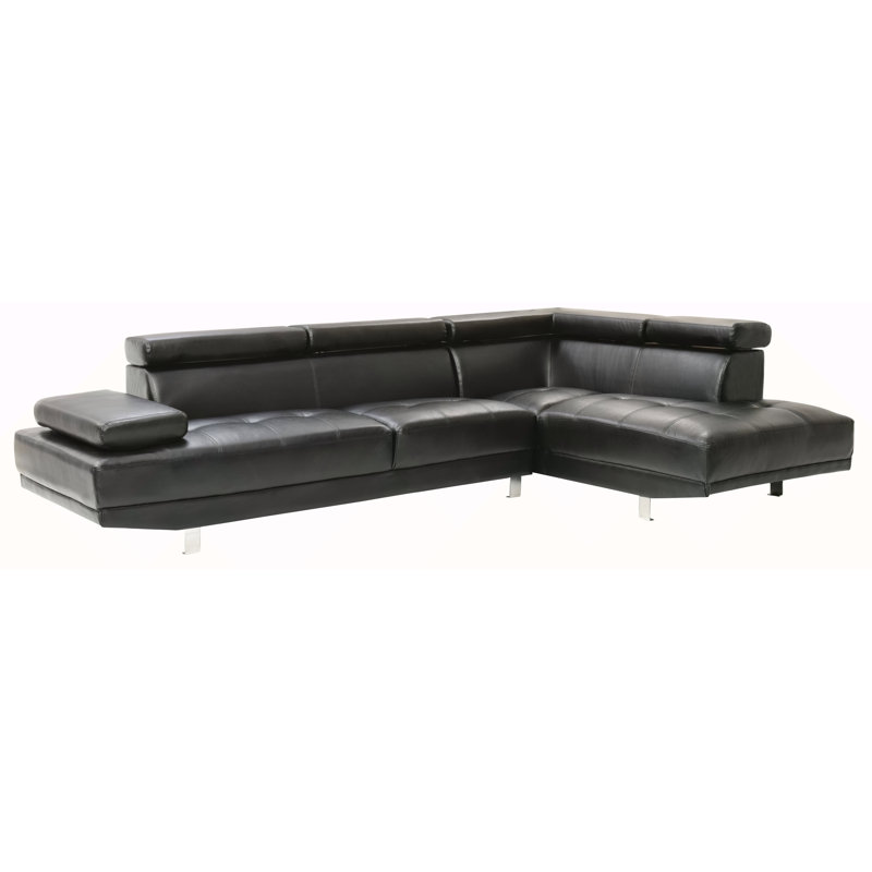 Canapé modulaire Riveredge (sans repose-pieds), noir, Noir