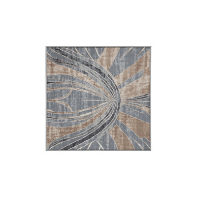 Machine Washable Gray Area Rug