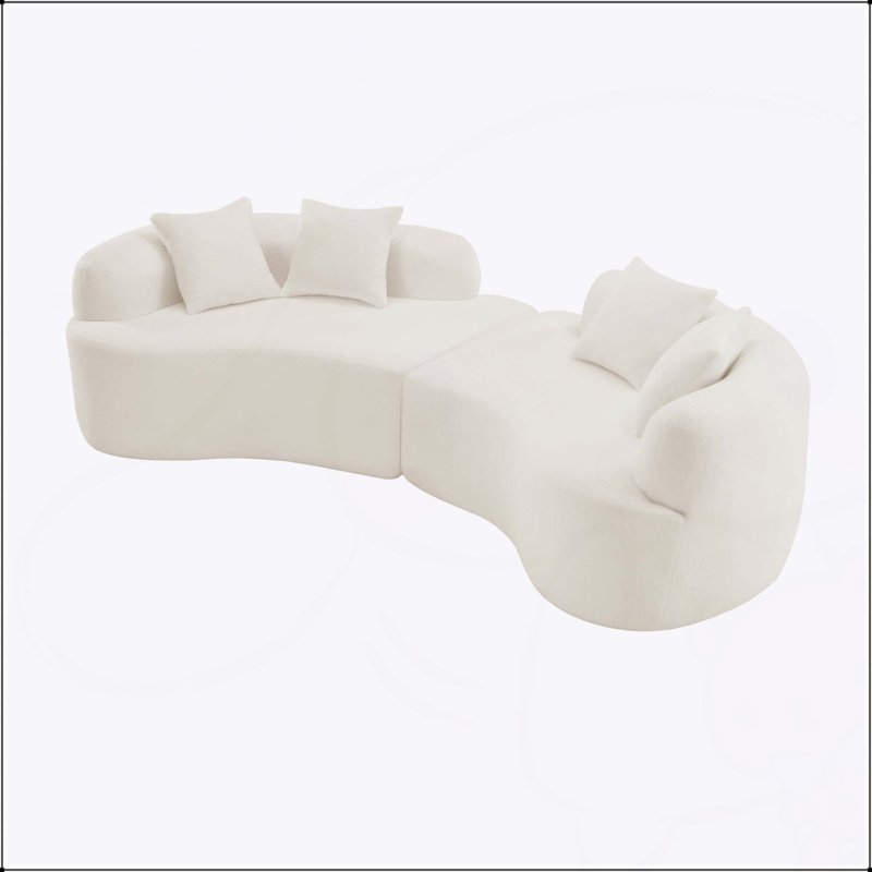 Canapé Curved, Blanc
