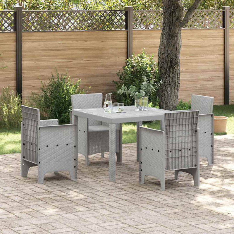 4 - Person Patio Dining Set with Rectangular Table , Cushions Included