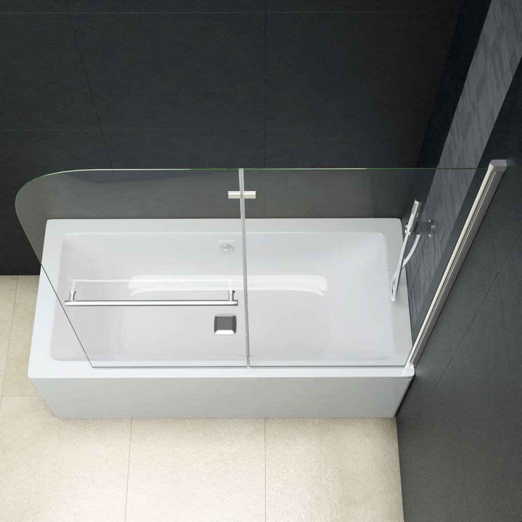 Biondo Straight Glass Folding Bath Screen