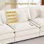 Canapé modulaire surdimensionné de 130 po avec repose-pieds modulaire avec repose-pieds-1870897205