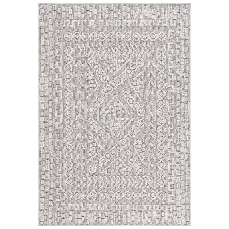 Tapis d'intérieur / extérieur Carithers, Rectangle 5 pi 3 po x 7 pi 6 po