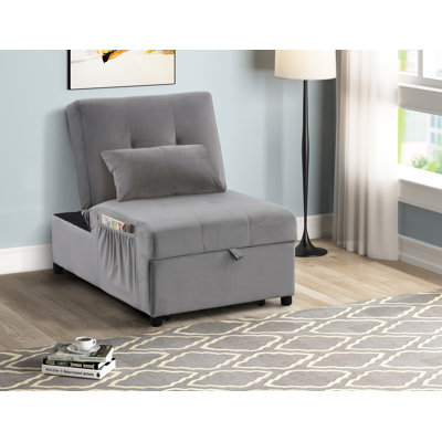 Anwari Armless Chaise Lounge by Ebern Designs