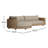Marnier 133.5" Wide Patio Sectional-93390413