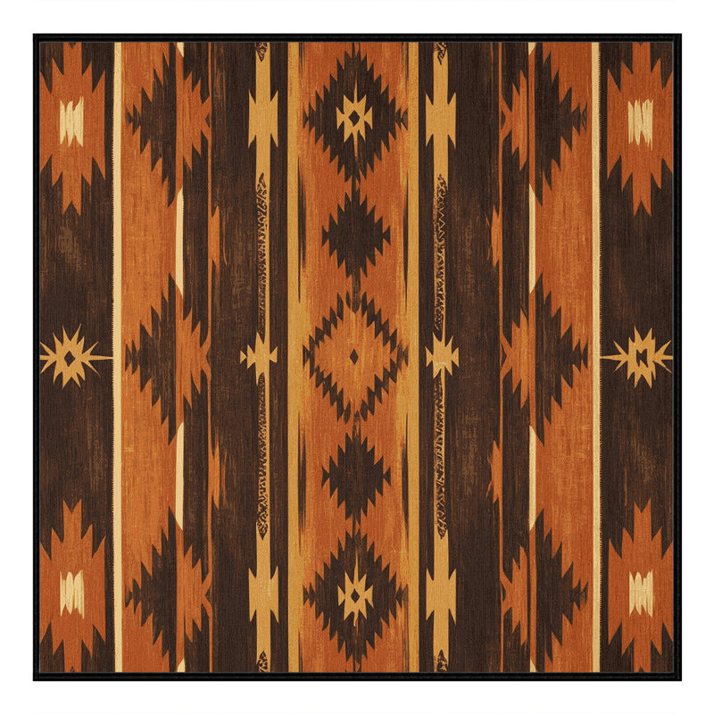 Woven Horizons Rug, Square 3'