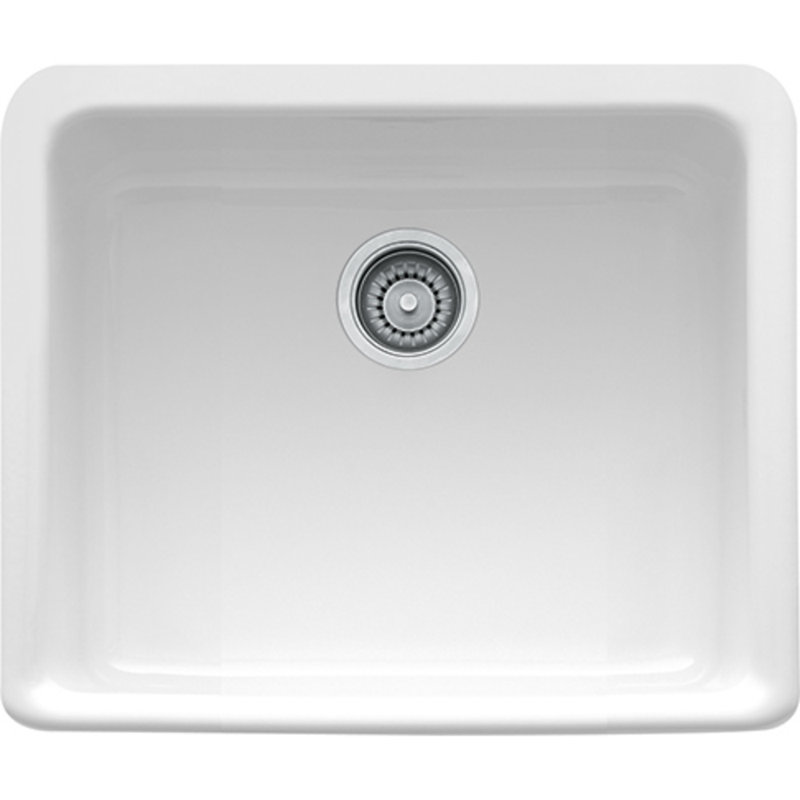 Manor House 20" L x 16" W Undermount Kitchen Sink, White