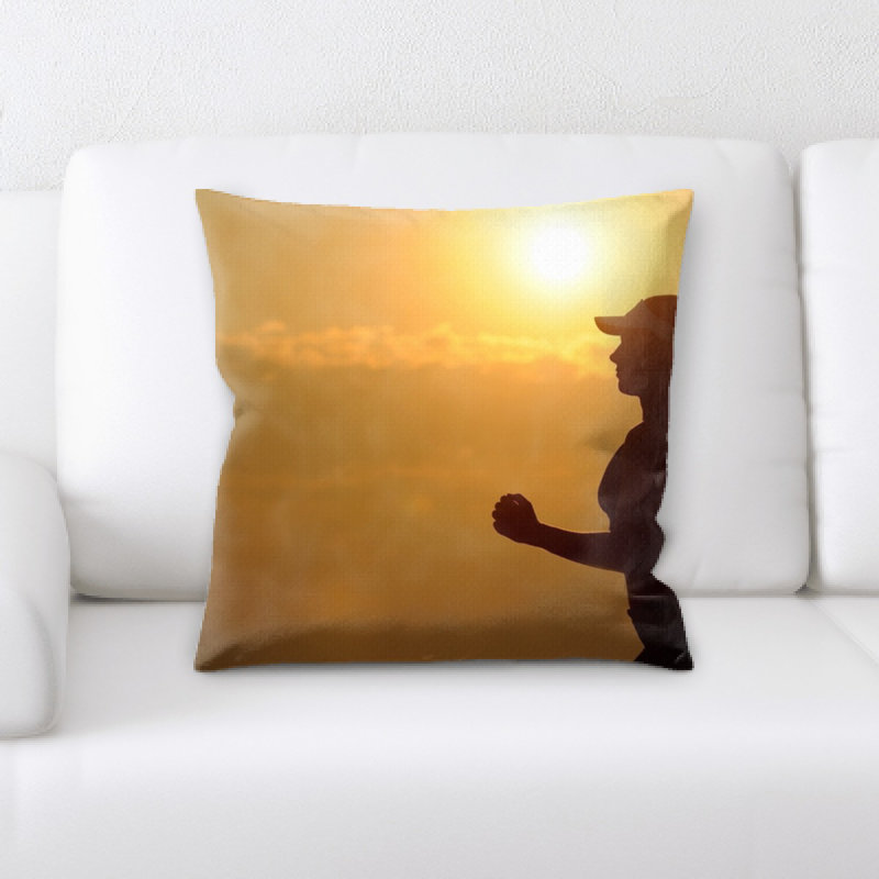 Microsuede Reversible Throw Pillow