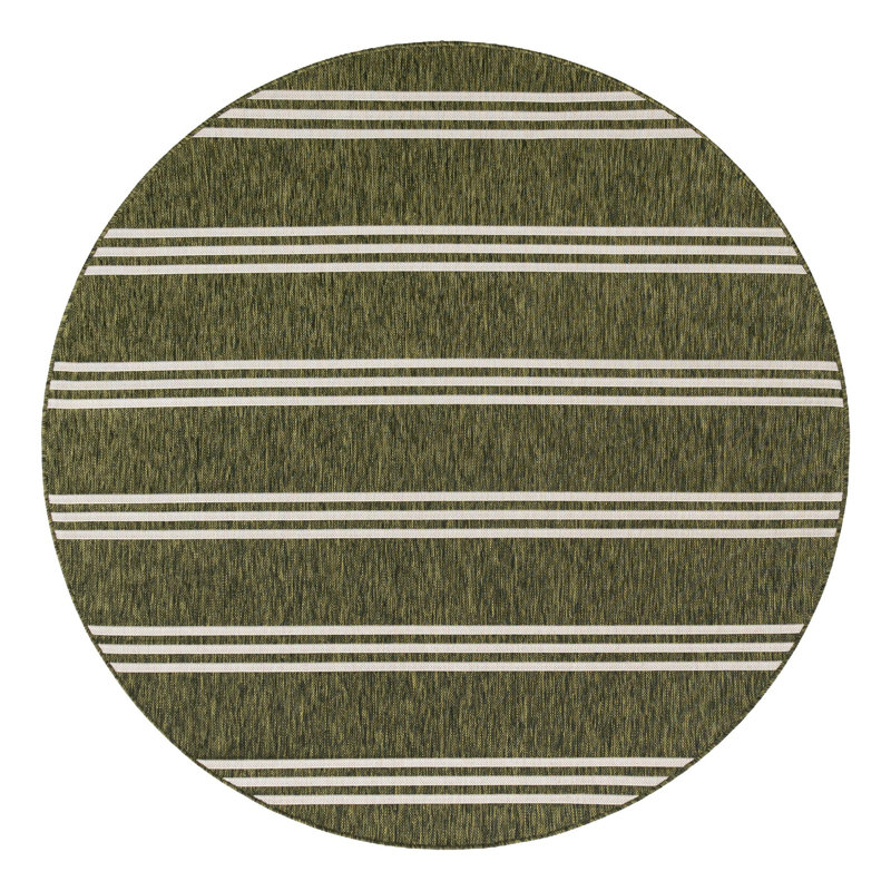 Baho Anguilla Indoor/Outdoor Rug, Round 6'7"
