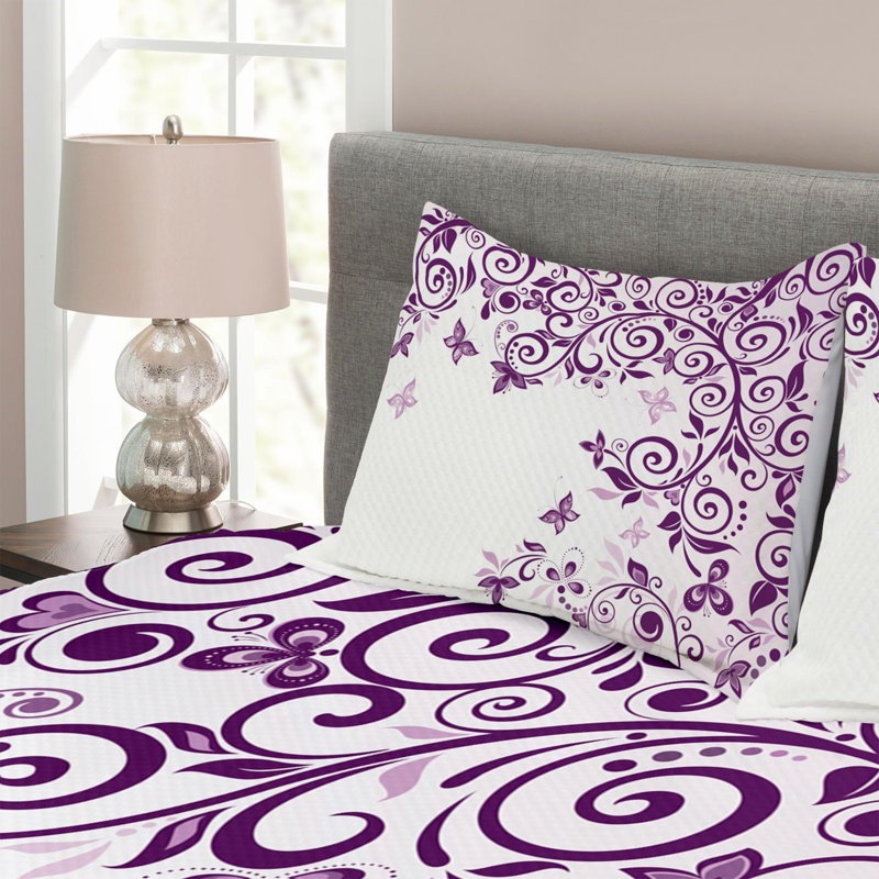 Traditional Polyester No Camouflage Coverlet, King Coverlet + 2 Shams