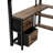 Full Metal Loft Bed With Desk, And Wardrobe, Featuring Led Lights, Charge Station Robust Frame , Wardrobe Storage -
