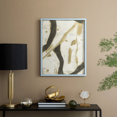 «Abstract LVII», reproduction encadrée - prête à être accrochée - fabriquée aux États-Unis