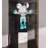 38.58" Blue+Silver Resin+Marble Decorative Objects