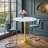 Sintered Stone Top Dinging Table Round Kitchen Bistro Table-143394212-143394214-141328673