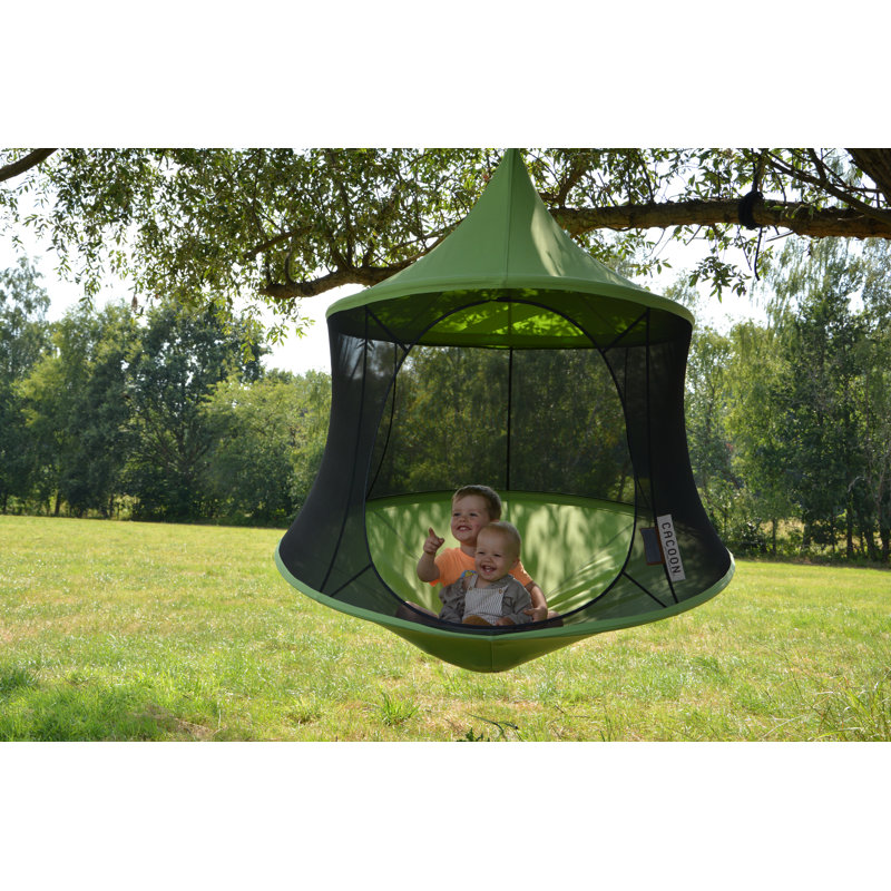 Cacoon Reto Double Hanging Chair, Green