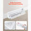 Registres de plancher - Paquet de 10 évents de plancher pour registre de plinthe CVC - blanc-111361626
