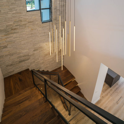 Caylah Cluster Cylinder LED Pendant for Stairs