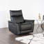 Fauteuil inclinable transitionnel avec accoudoirs rembourrés évasés et garniture de passepoil-1234996850-1234996860